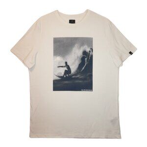 Vintage RIP ZONE Tee Shirt Large US L Sports Surfing Dot Matrix Graphic Tee Blue